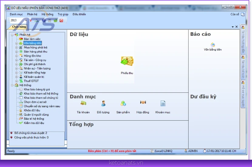 Phần mềm kế toán miễn phí vĩnh viễn LinkQ