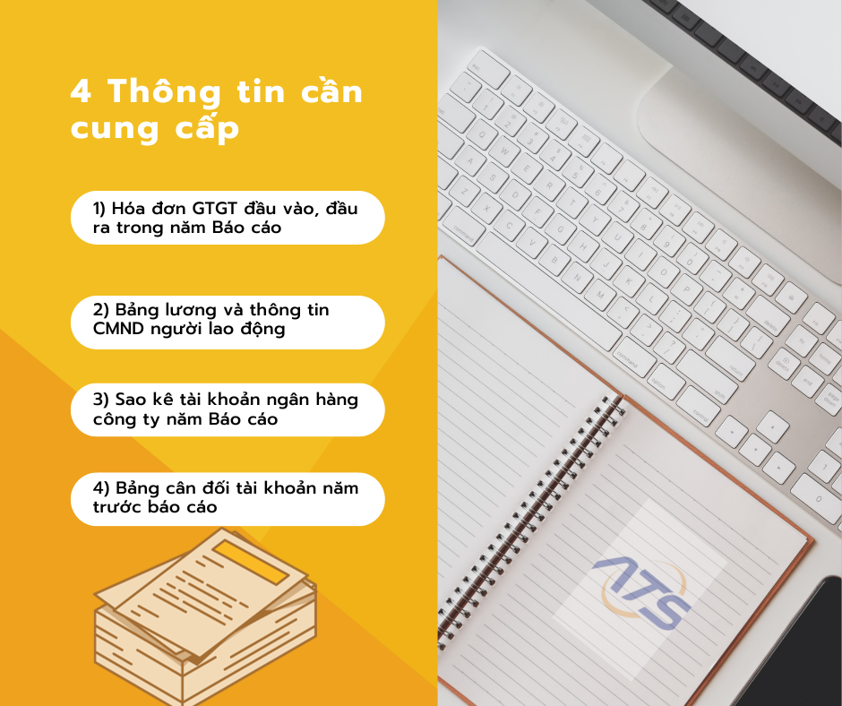 4 thông tin cần cung cấp