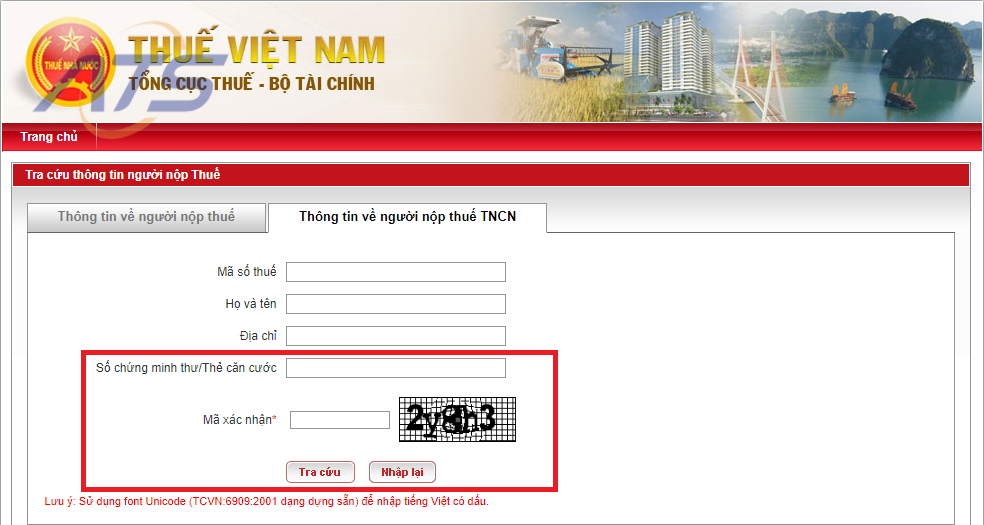 website Tổng cục thuế - 1