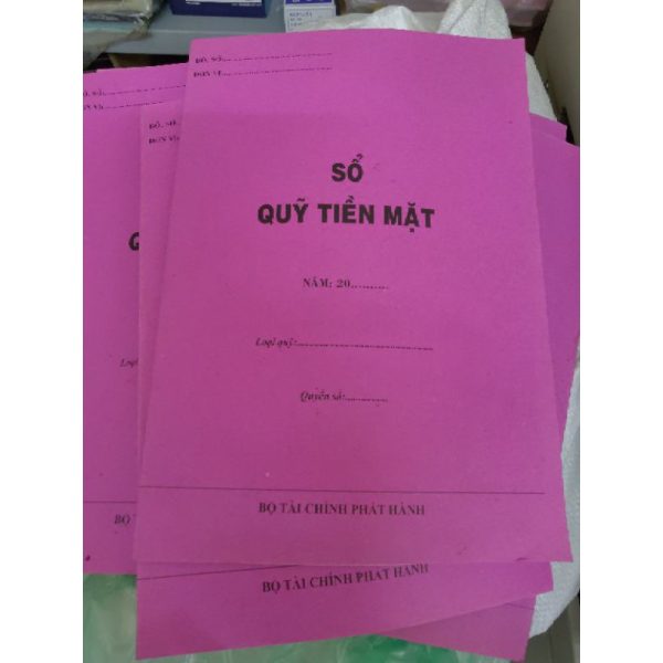 sổ quỹ tiền mặt là gì