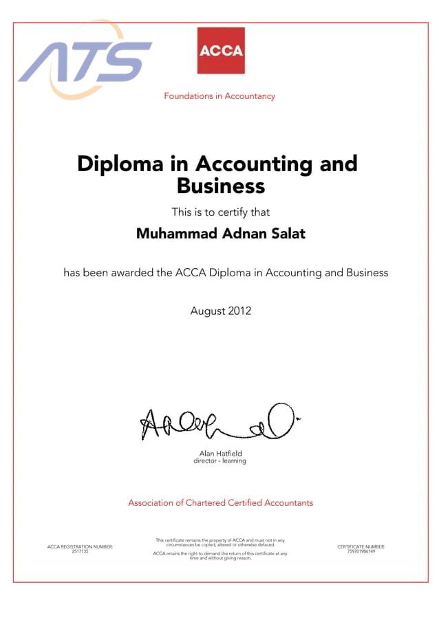 Chứng chỉ ACCA là gì