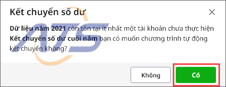 Kết chuyển số dư 1