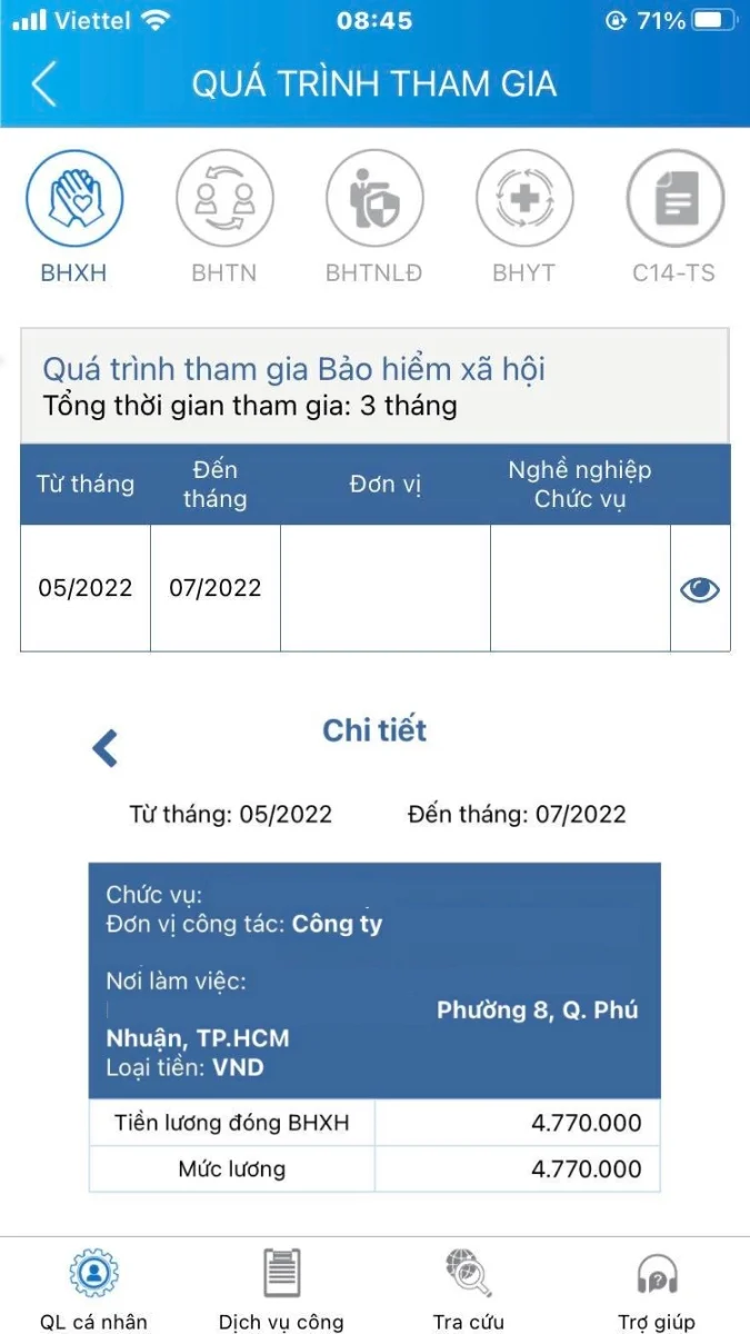 Cách 2: Tra cứu thông tin qua ứng dụng VssID