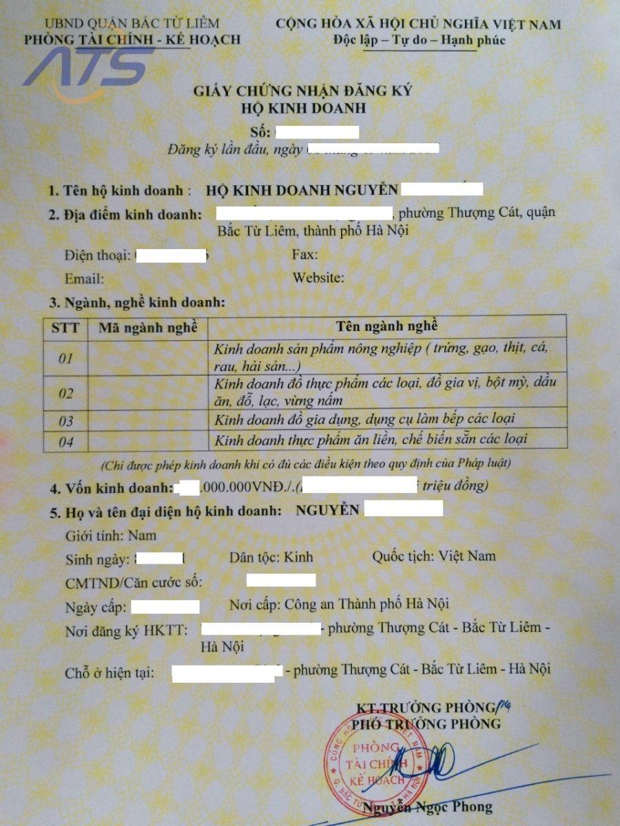 Bước 1: Chuẩn bị thông tin đăng ký kinh doanh hộ gia đình