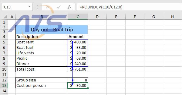Kiểm tra công thức bằng Formula Auditing Toolbar