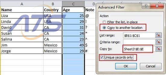 Chọn ra giá trị duy nhất trong một cột