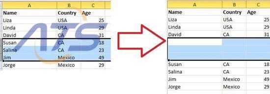 Cách thêm nhiều dòng hoặc cột mới trong bảng tính