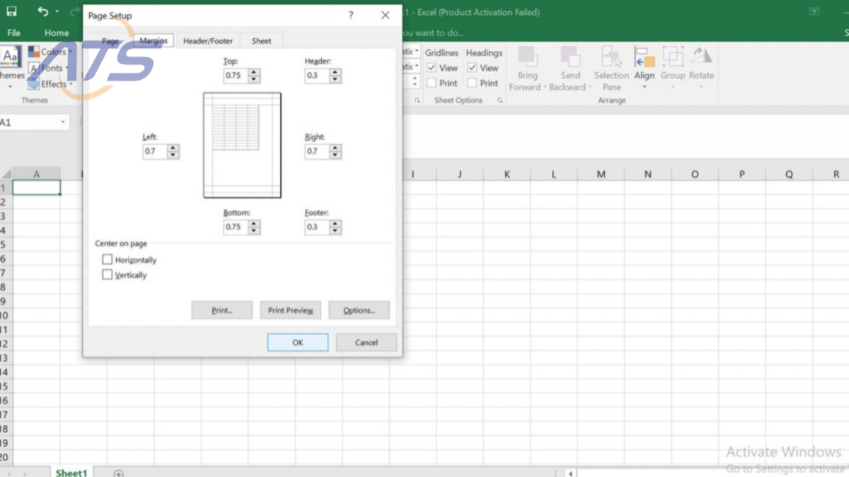 Căn lề trong Excel để trình bày bảng tính khoa học