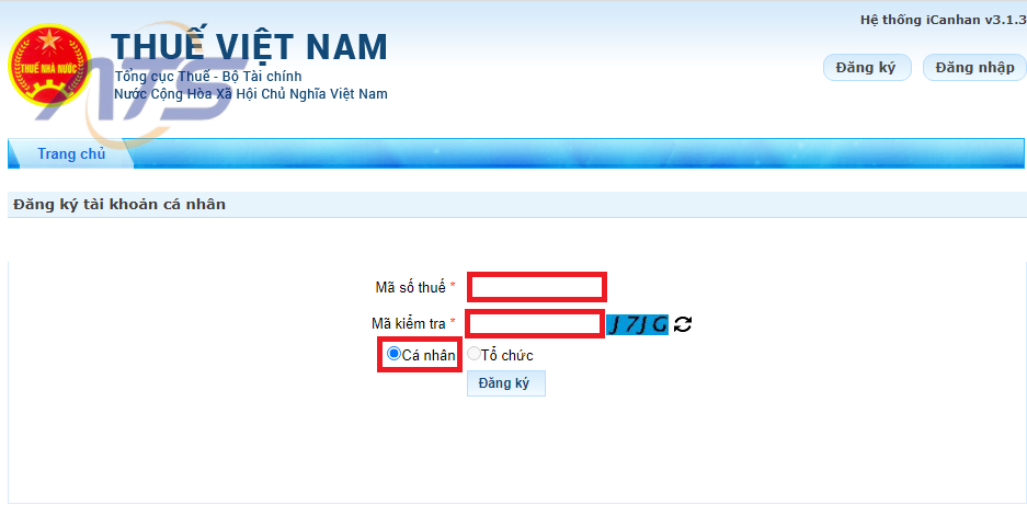 Cung cấp đầy đủ thông tin gồm: Mã số thuế (MST), mã kiểm tra