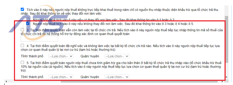 Trường hợp 3: NNT chỉ có nguồn thu nhập thuộc diện khấu trừ thuế tại tổ chức trả thu nhập. Không tự kê khai thuế trong năm