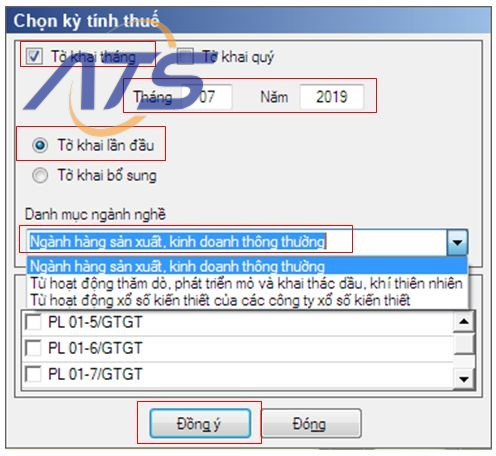 Bước 2: Khai báo thông tin theo hướng dẫn khai thuế GTGT theo thông tư 80