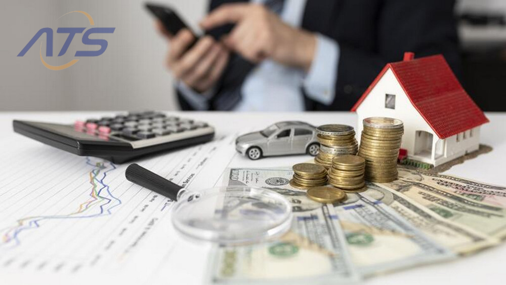 Phần tài sản trong bảng cân đối kế toán theo tỷ trọng