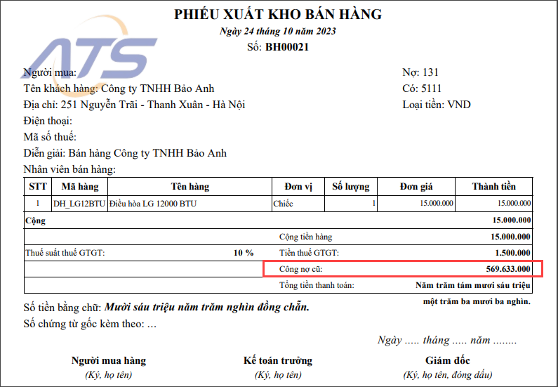 Những chứng từ nào sẽ thực hiện luân chuyển?