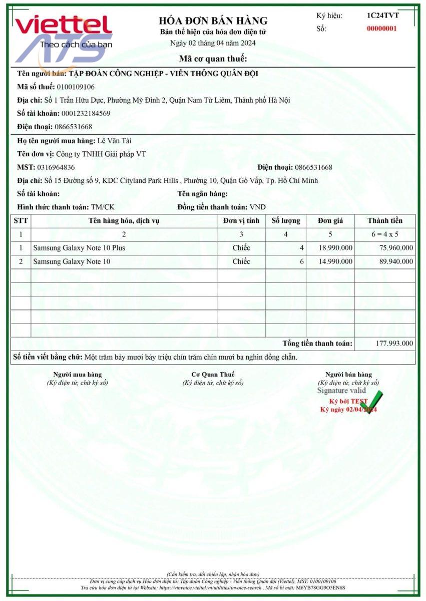 Những lưu ý khi không thay đổi địa chỉ trên hóa đơn