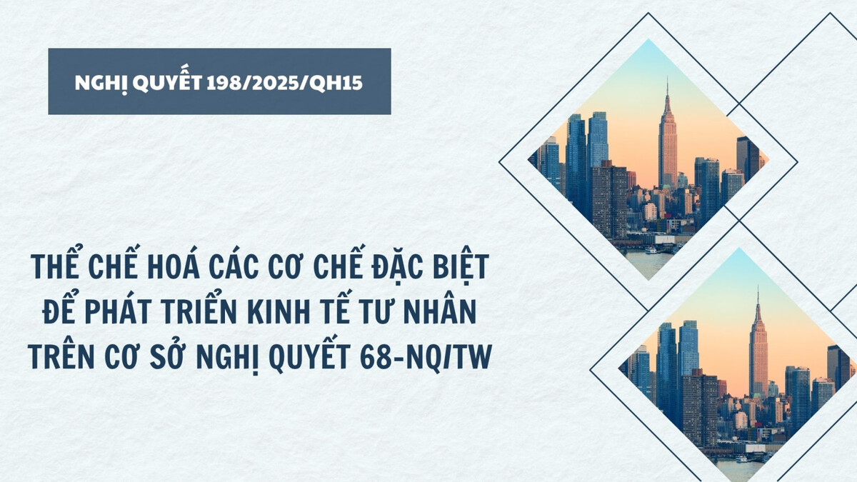 Nghị quyết 198/2025/QH15 – Cơ chế, chính sách phát triển kinh tế tư nhân