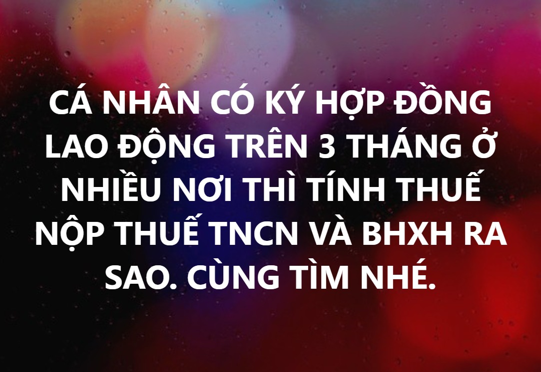 Thuế TNCN áp dụng cho hoa hồng nhân viên kinh doanh