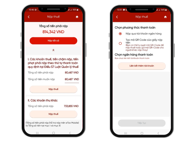 Cách nộp thuế hộ kinh doanh qua eTax mobile