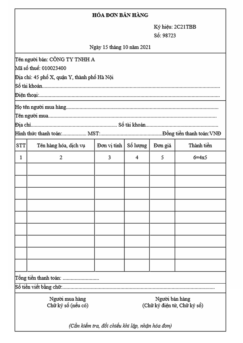 Luật thuế 2025 cho hộ kinh doanh - Hóa đơn điện tử