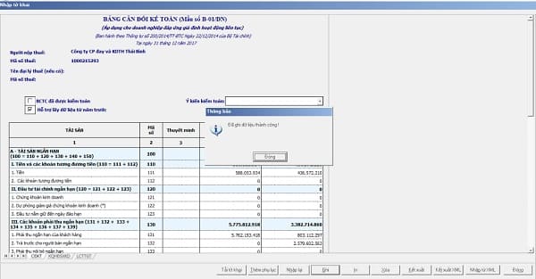 các bước làm báo cáo tài chính trên misa