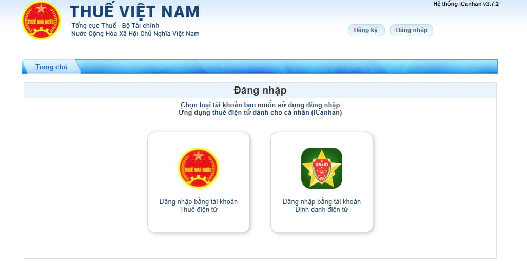 Bước 2:  Điền đầy đủ mã số thuế, mật khẩu và mã kiểm tra (CAPTCHA). Nhấn “Đăng nhập” để vào hệ thống.