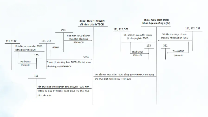 Hạch toán chi tiết TK 356 theo Thông tư 133