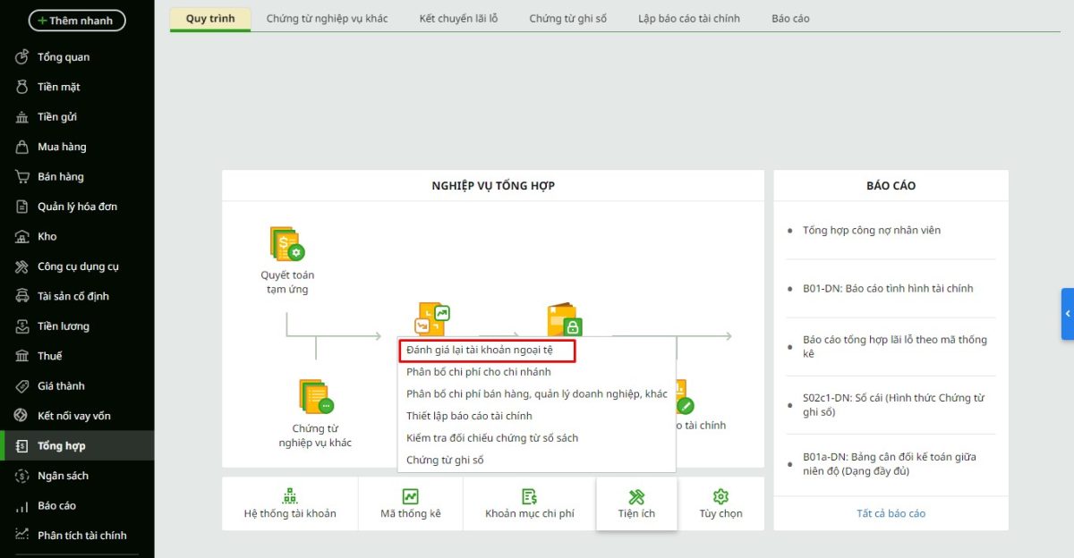 Cấu trúc và tài khoản cấp 2