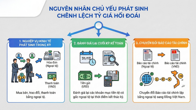 tài khoản 413 chênh lệch tỷ giá hối đoái
